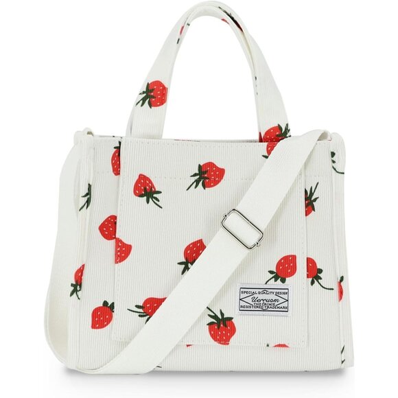 Handbags - 3-in-1 Corduroy Tote Handbag - Stylish, Functional Crossbody Bag, Perfect Size!